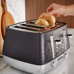 Morphy Richards Cassini 4 slice(s) 1880 W Black, Silver - Additional view 5