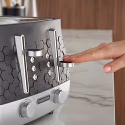 Morphy Richards Cassini 4 slice(s) 1880 W Black, Silver - Additional view 7