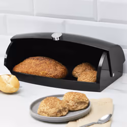 Swan - Bundle consisting of : Bread Bin & Set of 3 Canisters EEJB280