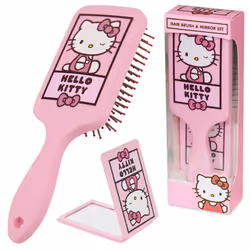 Hello Kitty Detangle Hair Brush for Women  Teenagers  and Girls  Kawaii Hair Accessories - Cute Gifts for Her (Hello Kitty Br ...