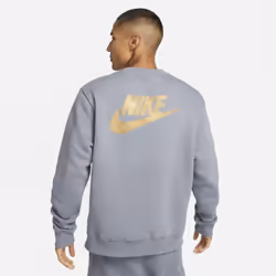 Nike Sportswear Standard Issue Mens Crew Tracksuit - Grey, L