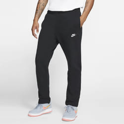 Nike Sportswear Mens Open Hem Joggers - Black, L