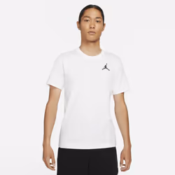 Nike Jordan Jumpman Embroidered Mens T Shirt - White, L