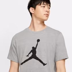 Nike Jordan Air Jumpman Mens Sports T Shirt - Grey, XL