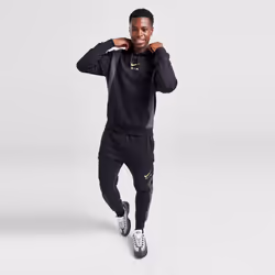 Nike Air Mens Contrast Panel Tracksuit Set - Black, M