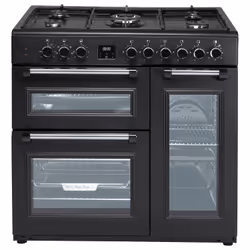 What stands out Triple cavity design for added cooking versatility. perfect for large meals and multitasking Dual fuel setup ...