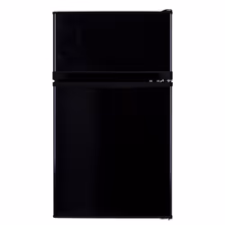 What stands out Under-counter design for compact spaces Classic black finish to complement any kitchen Manual frost-free fri ...