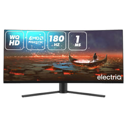 electriQ eiQ-34SUWD180FSHQ 34&quot; QLED WQHD 180Hz Curved Gaming Moni