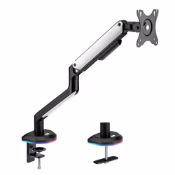With electriQ Gaming Monitor Arm. multiple lighting effects are available for creating immersive gaming environments. Raise. ...