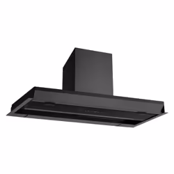 Glass Control PanelThe glass control panel visor folds out help direct steam into the extractor and can be folded away to int ...