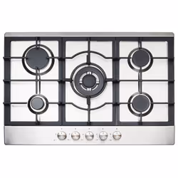 What stands out Super smooth stainless steel surface looks fantastic There's plenty of space between the burners so you ...