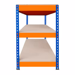 S-Rax 2 Tier Orange & Blue Workbenches - S-Rax 3 Tier Orange & Blue Workbench 180cm x 60cm x 90cm - Additional view 7