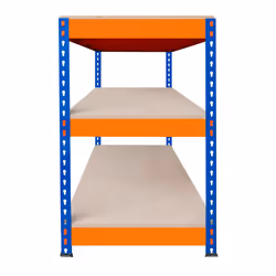 S-Rax 2 Tier Orange & Blue Workbenches - S-Rax 3 Tier Orange & Blue Workbench 150cm x 60cm x 90cm - Additional view 7