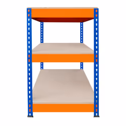 S-Rax 2 Tier Orange & Blue Workbenches - S-Rax 3 Tier Orange & Blue Workbench 120cm x 60cm x 90cm - Additional view 7