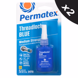 Threadlock Medium Fast Acting Nut & Bolt Thread Lock Sealant Adhesive  2x10ml