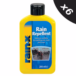 Rain-X Rain Repellent Hydrophobic Glass Treatment 6x200ml