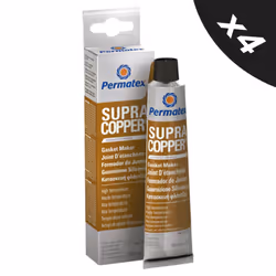RTV Silicone Instant Gasket Maker Copper High Temperature Sealant 4x80ml