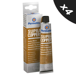 RTV Silicone Instant Gasket Maker Copper High Temperature Sealant 4x80ml