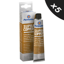 RTV Silicone Instant Gasket Maker Copper High Temperature Sealant 5x80ml