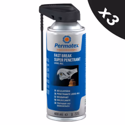Multi Purpose Maintenance Spray Lubricant Rust Inhibitor Permatex 3x400 ml