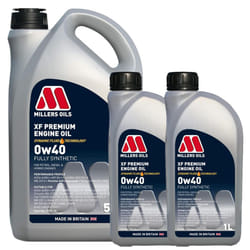 Millers XF Premium 0W-40 Fully Synthetic Engine Oil ACEA A3/B4 7L
