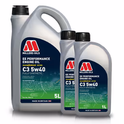 5w40 Fully Synthetic Engine Oil Millers EE Performance 5w 40 C3 7L