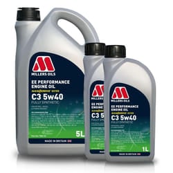 5w40 Fully Synthetic Engine Oil Millers EE Performance 5w 40 C3 7L