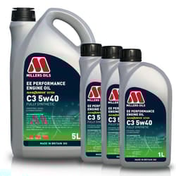 5w40 Fully Synthetic Engine Oil Millers EE Performance 5w 40 C3 8L