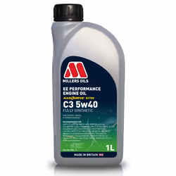 5w40 Fully Synthetic Engine Oil Millers EE Performance 5w 40 C3 4x1L