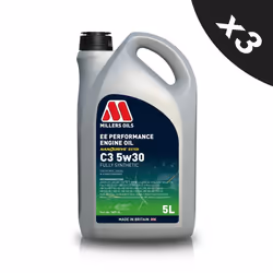 Millers Oils EE Performance C3 5w-30 5w30 Fully Synthetic Engine Oil 3x5L