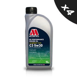 Millers Oils EE Performance C3 5w-30 5w30 Fully Synthetic Engine Oil 4x1L