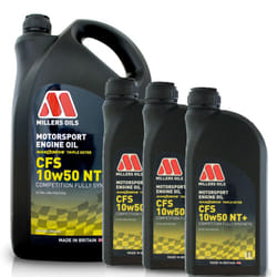 10w50 Fully Synthetic Engine Oil Millers 10w 50 Motorsport CFS NT+ Ester 8L