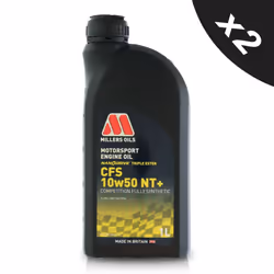 10w50 Fully Synthetic Engine Oil Millers 10w 50 Motorsport CFS NT+ Ester 2x1L