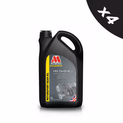 Millers Oils Motorsport CRX 75w-90 75w90 NT+ Fully Synth Gear Oil 4x5L