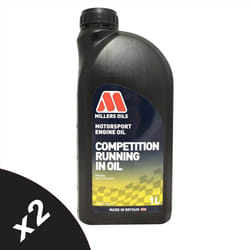 Millers Motorsport Competition Running In Oil Mineral Multi Viscosity Oil 2x1L