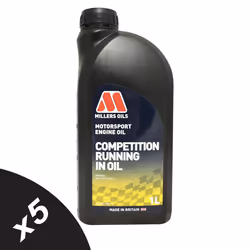 Millers Motorsport Competition Running In Oil Mineral Multi Viscosity Oil 5x1L