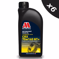 6x1L MILLERS 75w140 Gear Oil Motorsport CRX NT+ Synthetic Oil API GL-4, GL-5