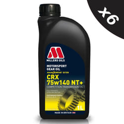 6x1L MILLERS 75w140 Gear Oil Motorsport CRX NT+ Synthetic Oil API GL-4, GL-5