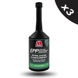 MILLERS EPP Petrol System Clean & Protect Cleans Injectors Carburetor 3x400ml