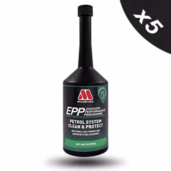 MILLERS EPP Petrol System Clean & Protect Cleans Injectors Carburetor 5x400ml