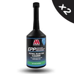 MILLERS EPP Petrol Injector Cleaner Fuel System Cleaner Treatment Additive 2x400ml