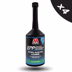 MILLERS EPP Petrol Injector Cleaner Fuel System Cleaner Treatment Additive 4x400ml