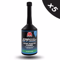 MILLERS EPP Petrol Injector Cleaner Fuel System Cleaner Treatment Additive 5x400ml