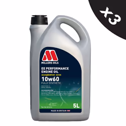 Millers Oils EE Performance 10W60 Fully Synthetic Engine Oil 3x5L