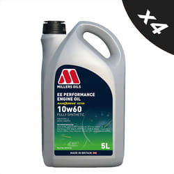 Millers Oils EE Performance 10W60 Fully Synthetic Engine Oil 4x5L