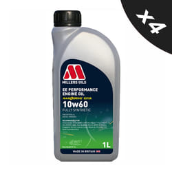 Millers Oils EE Performance 10W60 Fully Synthetic Engine Oil 4x1L