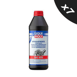 Liqui Moly Hypoid Gear Oil SAE 80W API GL5 MAN 342 Typ M1 7x1L