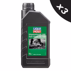 LIQUI MOLY Chainsaw Oil Petrol & Electric Pole Saws Hedge ISO100 3x1L
