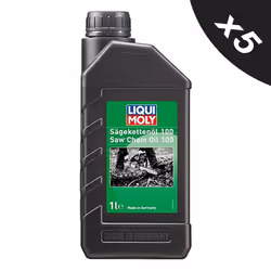 LIQUI MOLY Chainsaw Oil Petrol & Electric Pole Saws Hedge ISO100 5x1L