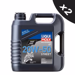 Liqui Moly 20w50 Mineral 4 Stroke Motorbike Engine Oil  2x4L